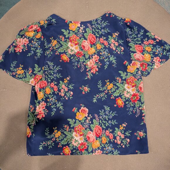 Sezane Floral T-Shirt 36 - Picture 2 of 4